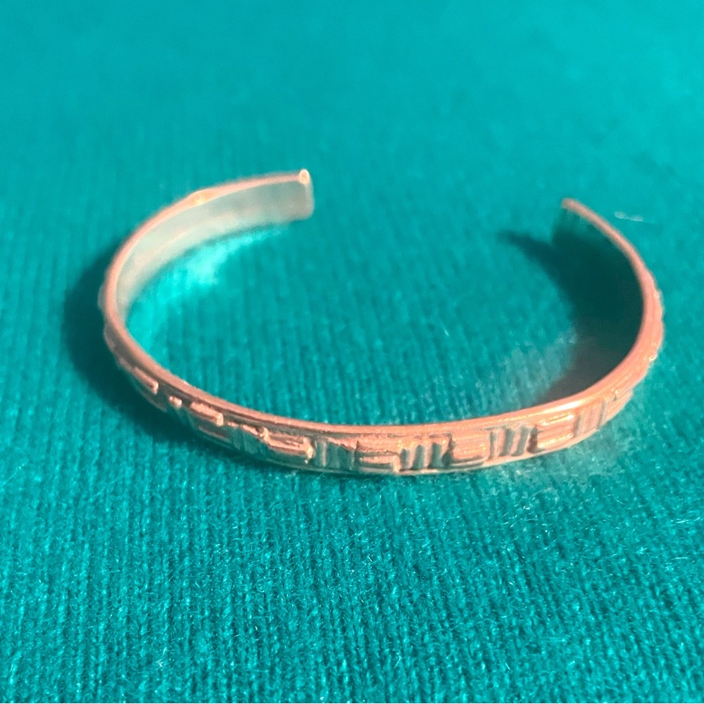 Vintage Sterling silver cuff bracelet